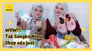 WOW TAK SANGKA NINSO SHOP ADA JUAL  NINSO HAUL  MINNAS HOME 🏡 [upl. by Aeikan]