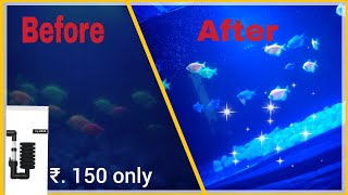 Aquerium filter ₹150 AquariumCoop aquarium filters setup trending shortsvideo music fish [upl. by Noma]