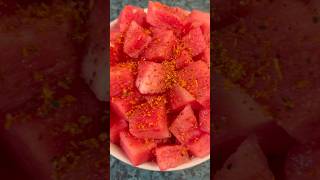 Watermelon with Tajin 🍉😋 shorts 2024 summer fruit paradise food tajin watermelon [upl. by Noswad]