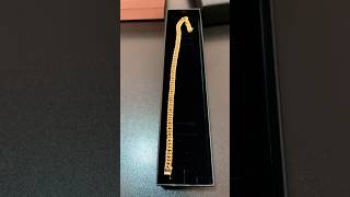 Pulseira de ouro masculina 18k  Grumet dupla ouro [upl. by Rosanne804]