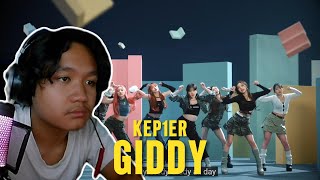 REACTING TO Kep1er 케플러 l Giddy MV [upl. by Gusty]