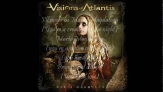 Visions Of Atlantis  Maria Magdalena lyrics on screen [upl. by Caswell]