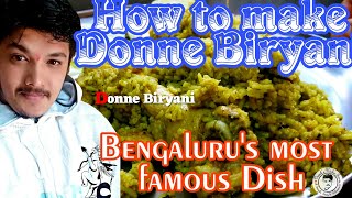 Donne Biryani  Bengaluru famous Donne Biryani [upl. by Ynettirb]