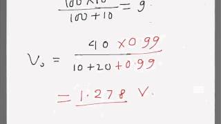 Electrical Engg Voltmeter reading problem example [upl. by Malca]