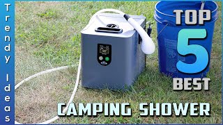 Top 5 Best Camping Shower Review in 2024 [upl. by Naj]