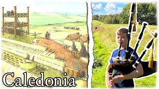 CALEDONIA  BAGPIPES  Antonine Wall  Rough Castle  Scotland [upl. by Akihdar]