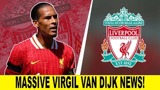 HUGE Virgil Van Dijk News As Confirmation Made [upl. by Lorak]