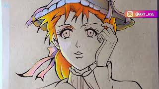 Erina  Jojo’s Bizarre Adventure  Speed Drawing  Dibujo [upl. by Adnoryt483]