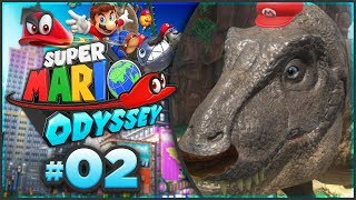 Super Mario Odyssey  Cascade Kingdom 100 Walkthrough Part 2 [upl. by Fesoy627]