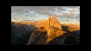 Sunset Half Dome Yosemite National Park [upl. by Kimmie]