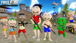 Bittu Sittu in Free Fire Max Game  Free Fire Cartoon Comedy Video  Free Fire 3D Animation [upl. by Anallese240]