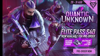 Elite Pass Quantic Unknown  Prize Pool Highlight  Garena Free Fire [upl. by Valsimot]