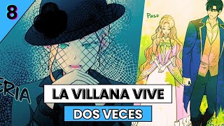 8 👑 Se probo el vestido de novia y se casó en secreto  LA VILLANA VIVE DOS VECES Manhwa [upl. by Laurin]