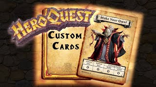 HeroQuest Card Creator Quickly and EASILY Create Your HQ Homebrew in Browser or PC [upl. by Acirat]