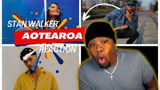 FIRST TIME HEARING Stan Walker  Aotearoa ft Ria Hall Troy Kingi Maisey Rika  REACTION [upl. by Yatnoed]