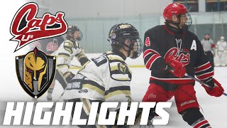 Fredericton Caps Charlottetown Knights  NBPEIMU18HL [upl. by Norbie419]