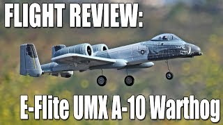 Flight Review  EFlite UMX A10 Warthog [upl. by Lednyc]