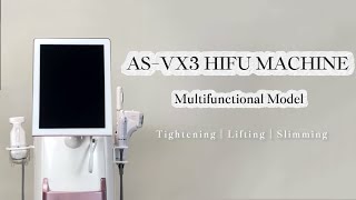 5In1 Beauty Solution Meet the ASVX3 Multifunctional HIFU Machine [upl. by Inattirb]