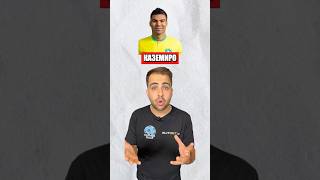 КАЗЕМИРО играе с ГРЕШНО ИМЕ на фланелката си 🤯🇧🇷⚽️ ФутБоленМозък Каземиро Футбол РеалМадрид [upl. by Dilahk]