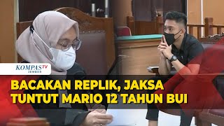 Jaksa Tetap Minta Hakim Vonis Mario Dandy 12 Tahun Penjara di Sidang Replik [upl. by Domeniga735]