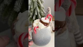 Hot chocolate season is upon us🎅🏼🌲 hotchocolate christmas christmastiktok marshmallow candy [upl. by Llenel158]