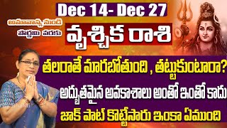 Vruschika Rasi December 2023 Telugu  Dec 14  27   December Vrischika Rashi  Vipanchi Bhakti [upl. by Dardani]