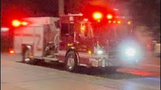 Saginaw MI FD E4 Responding COMMERCIAL FIRE ALARM [upl. by Yehc]