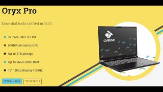 system76 Oryx Pro 16quot Laptop  Not Just a Laptop  A Beast [upl. by Enyallij]