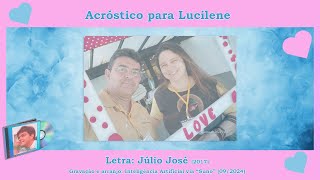 Acróstico para LUCILENE [upl. by Sikes]