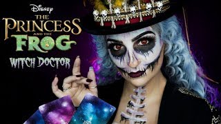 Dr Facilier Witch Doctor Inspired Makeup Tutorial  Halloween 2018  Madalyn Cline [upl. by Olenolin597]