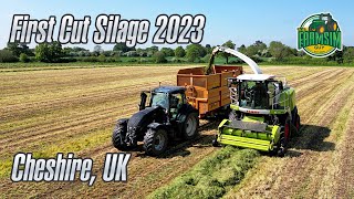 We Went Farming  First Cut Silage 2023  Cheshire UK [upl. by Hollingsworth]