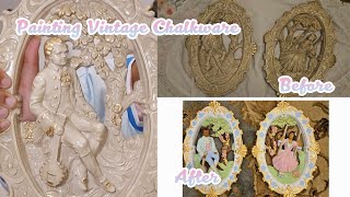 Painting Vintage Chalkware  Star Berry [upl. by Betsy]