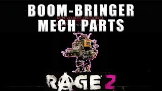 Rage 2 BoomBringer Mech gameplay and where to find the motor parts [upl. by Sheedy]