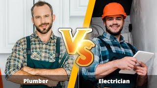 Plumber vs Electrician in 2021  4 Factors to Consider [upl. by Akcemat]