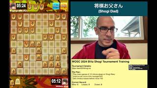 Stream 28 WSOC 2024 Blitz Shogi Tournament Training [upl. by Nnyleve]