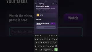 Tapswap Code  Get Started In Crypto [upl. by Annaili998]