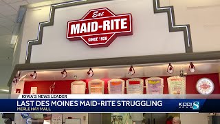 Des Moines last MaidRite restaurant owner seeks community support [upl. by Nirrak753]