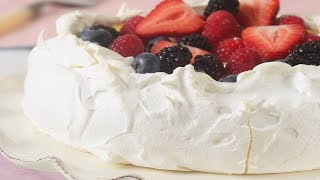 Pavlova Recipe Demonstration  Joyofbakingcom [upl. by Naivaj]