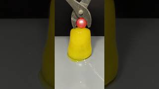 yellow ice vs 1000° hot ball experiment shorts ytshorts experiment satisfying [upl. by Ephrayim]