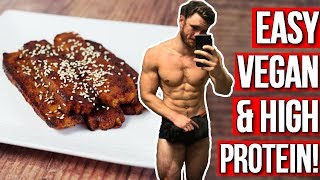 EASY SEITAN RECIPE 3WAYS  VEGAN HIGH PROTEIN [upl. by Cykana]