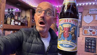 Ayinger Celebrator dark doppelbock beer 67 ABV  A stunning beer  spenowaffle [upl. by Yelserp]