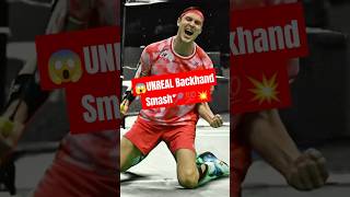 Viktor Axelsen’s UNBELIEVABLE Backhand Smash 💥 🌍🔥quot [upl. by Nnaihs]