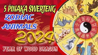 5 PINAKA SWERTENG ZODIAC ANIMALS IN 2024  LUCKIEST ZODIACS IN 2024 [upl. by Randee]