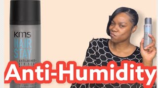 KMS Hair Stay AntiHumidity  KMS AntiFrizz Spray is it for 4 type hair  Review [upl. by Azal90]