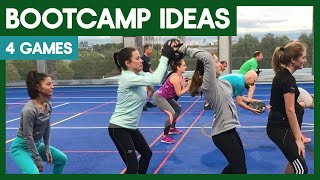 4 Boot Camp Games  Boot Camp Workout Training Ideas For Coaches [upl. by Alyn]