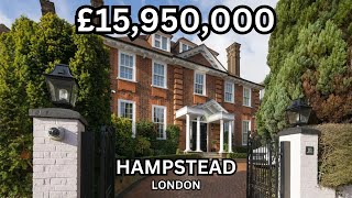 £15950000 Hampstead Mansion  London Real Estate [upl. by Limak]