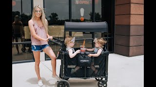 WonderFold Wagon Exploring Our W2 Double Stroller Wagon [upl. by Landrum]