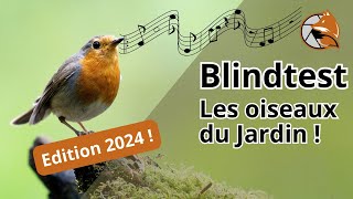 Blindtest 2024  Reconnaître le chant des oiseaux du jardin [upl. by Atteinotna]