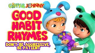 Good Habits Song for Kids  Dont Be Aggressive  Infobells [upl. by Busey]