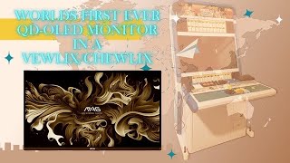 World First ChewlixVewlix Arcade Cabinet With QDOLED Monitor [upl. by Airdnaxila733]